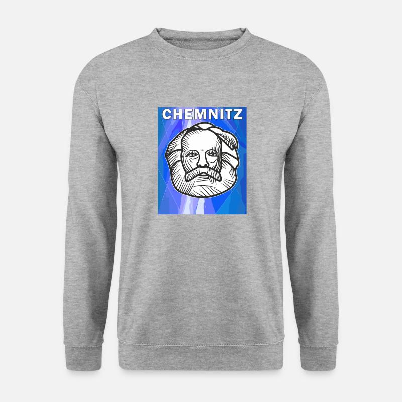 CHEMNITZ - Unisex Pullover - Weißgrau meliert