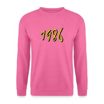 BIRTHDAY YEAR 1986 - Unisex Sweatshirt - pink - Front
