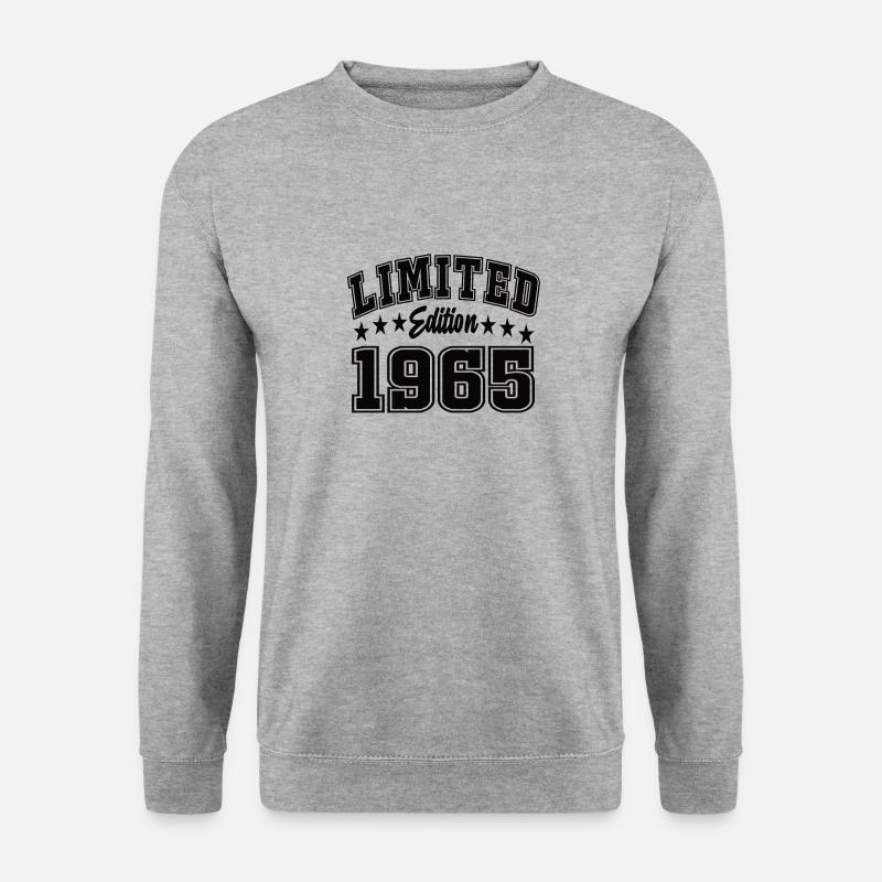 Limited Edition 1965 - Unisex Pullover - Weißgrau meliert