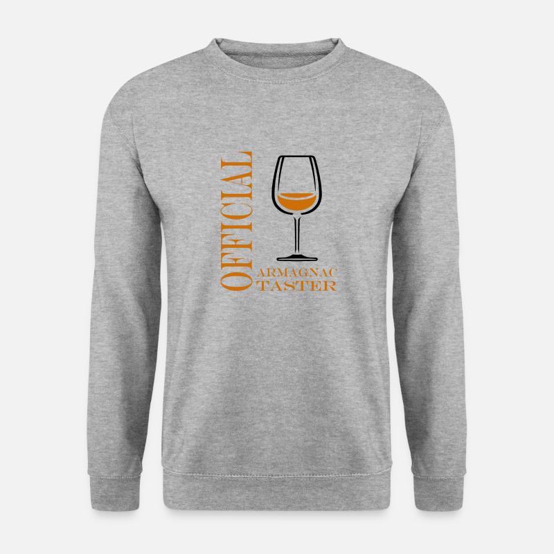 Offizieller Armagnac-Verkoster - Unisex Pullover - Weißgrau meliert