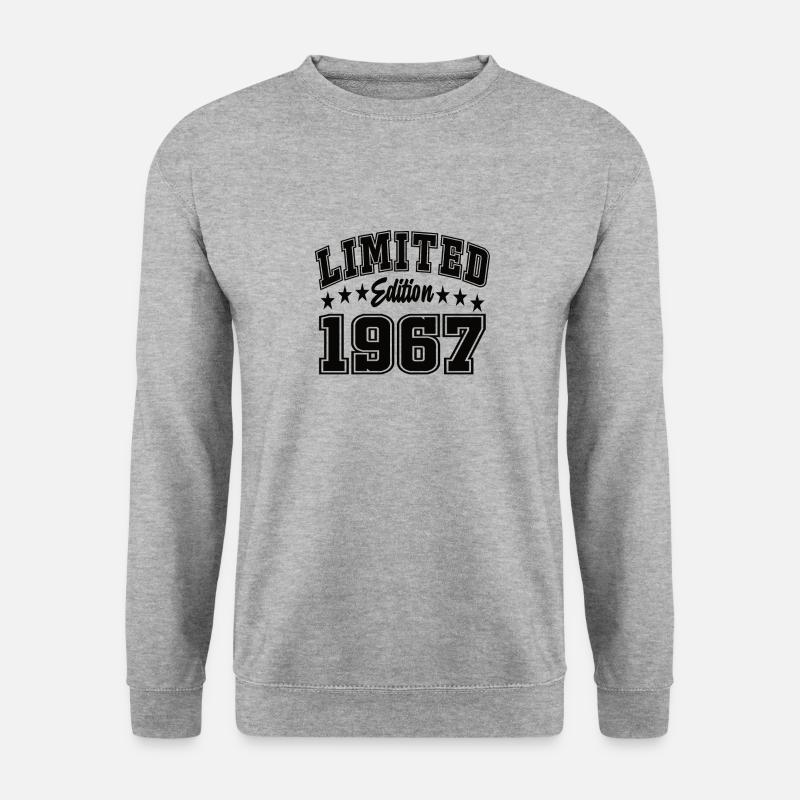 Limited Edition 1967 - Unisex Pullover - Weißgrau meliert