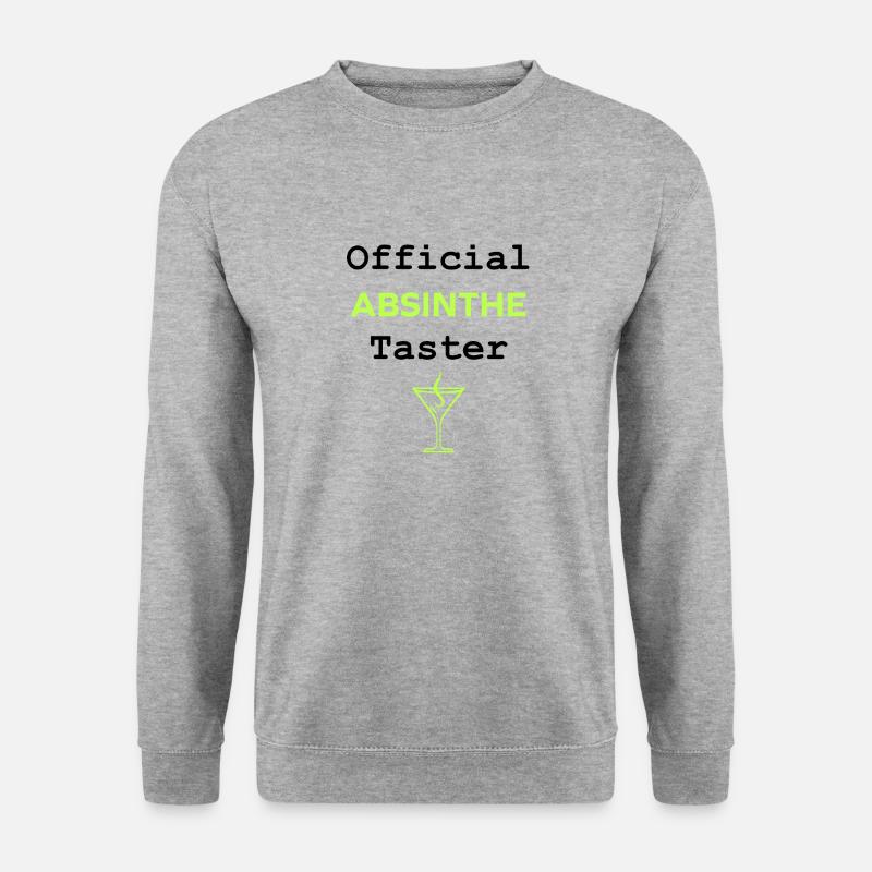 Official absinthe taster - Unisex Sweatshirt - salt & pepper
