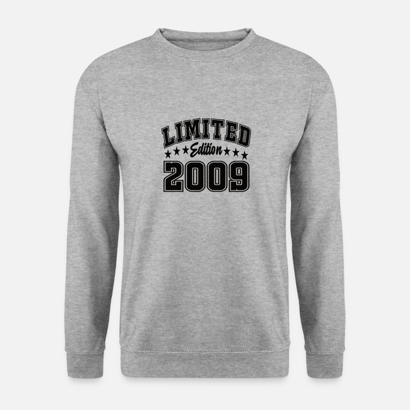 Limited Edition 2009 - Unisex Pullover - Weißgrau meliert