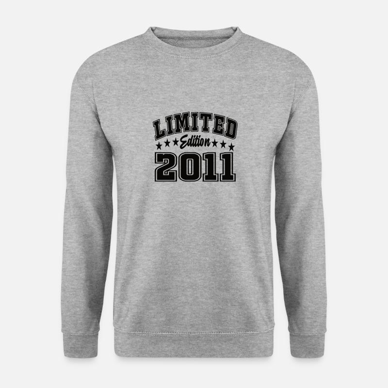 Limited Edition 2011 - Unisex Pullover - Weißgrau meliert