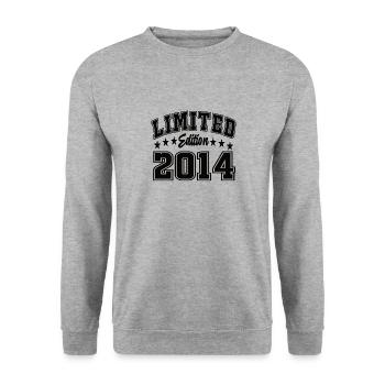 Limited Edition 2014 - Unisex Pullover - Weißgrau meliert - Vorne - Alina (178cm) & Michal (187cm)