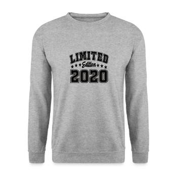 Limited Edition 2020 - Unisex Pullover - Weißgrau meliert - Vorne - Alina (178cm) & Michal (187cm)