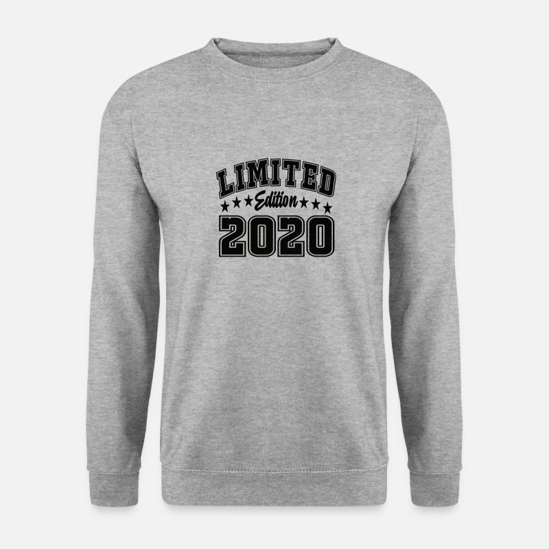 Limited Edition 2020 - Unisex Pullover - Weißgrau meliert