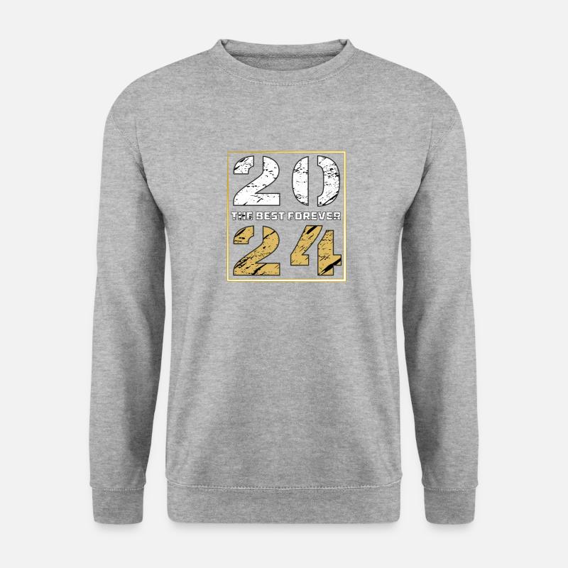 THE BEST FOREVER 2024 - Unisex Pullover - Weißgrau meliert