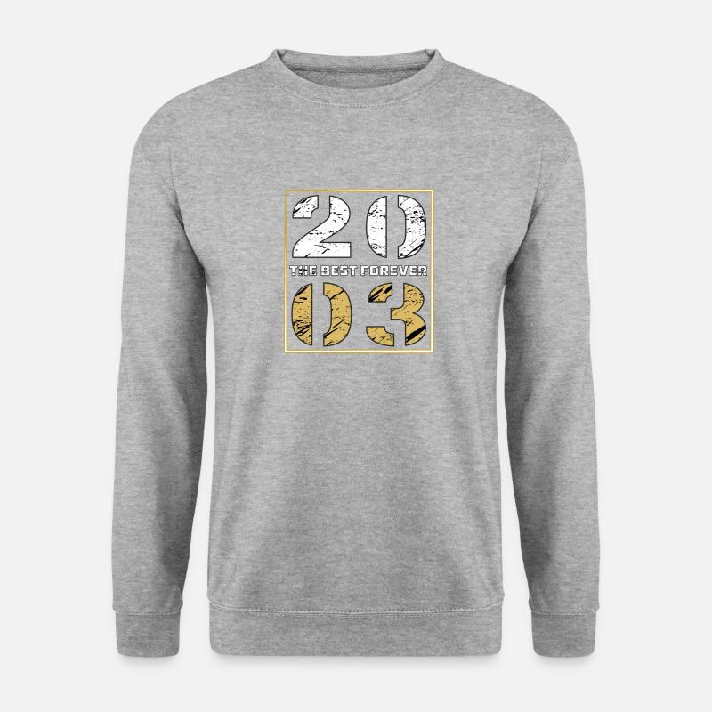 THE BEST FOREVER 2003 - Unisex Sweatshirt - salt & pepper