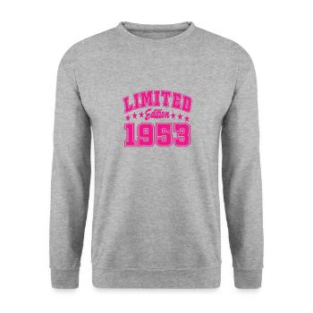 Édition limitée 1953 - Sweat-shirt Unisexe - gris chiné - Devant - Alina (178cm) & Michal (187cm)