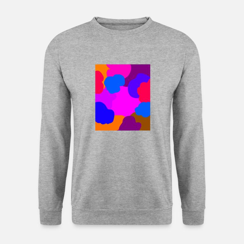 Wolken - Unisex Pullover - Weißgrau meliert