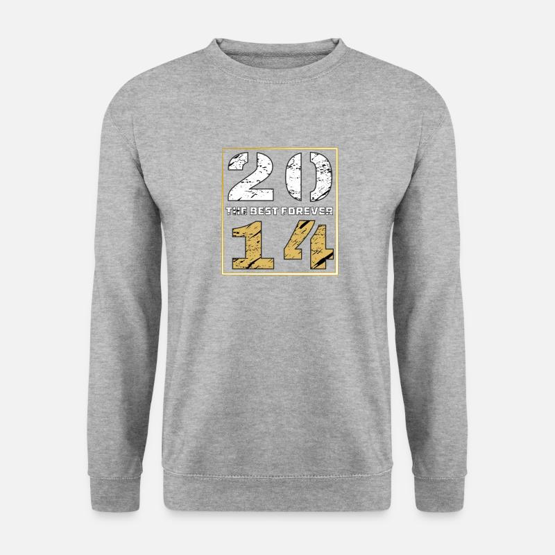 THE BEST FOREVER 2014 - Unisex Pullover - Weißgrau meliert
