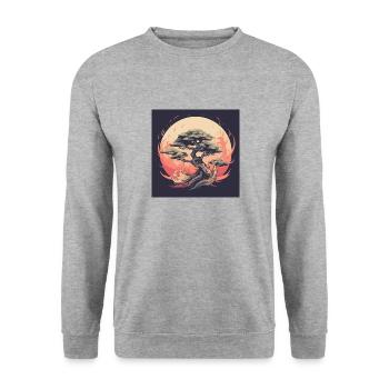 Boho Bliss Exquisite Bohemian Style T-Shirt - Unisex Sweatshirt - salt & pepper - Front - Alina (178cm) & Michal (187cm)