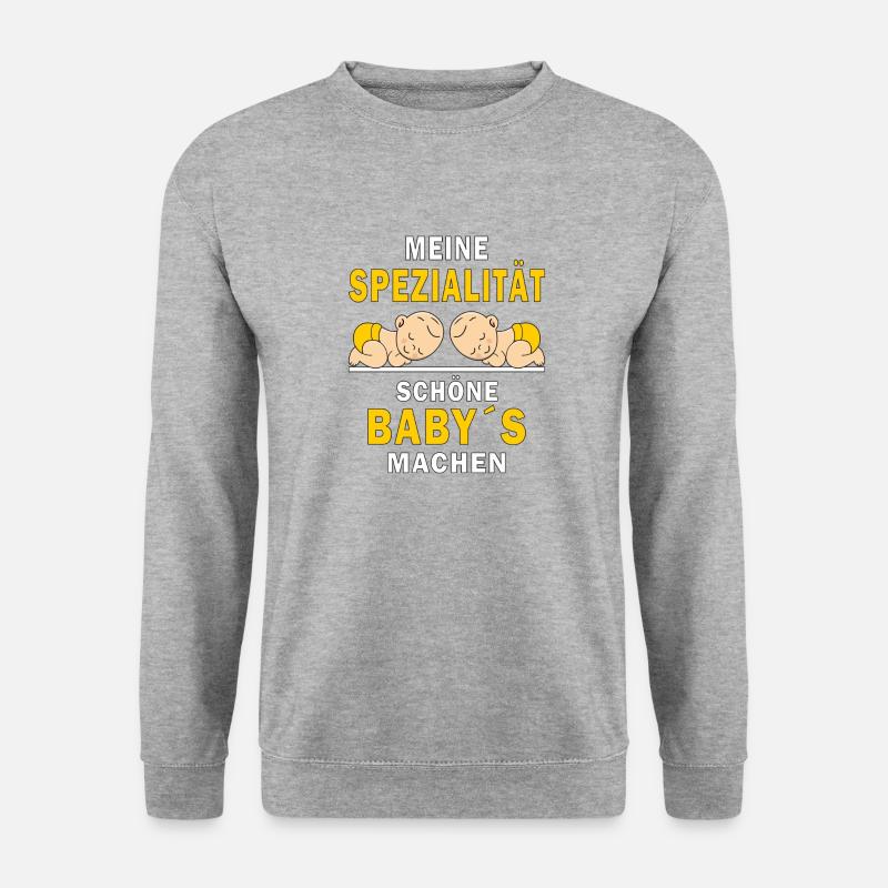 SCHÖNE BABY´S MACHEN - Unisex Pullover - Weißgrau meliert
