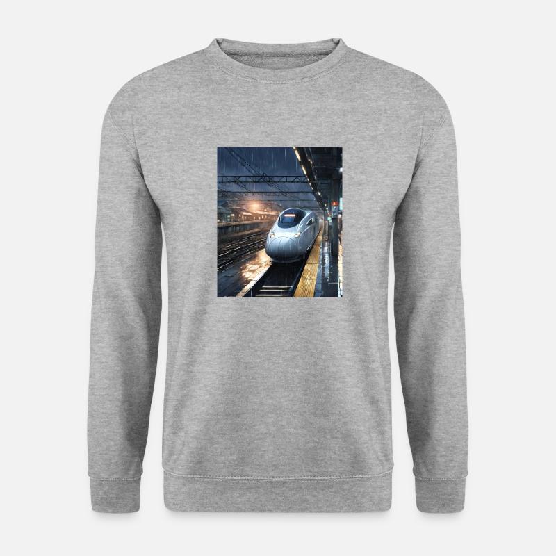 Zug Japan - Unisex Pullover - Weißgrau meliert