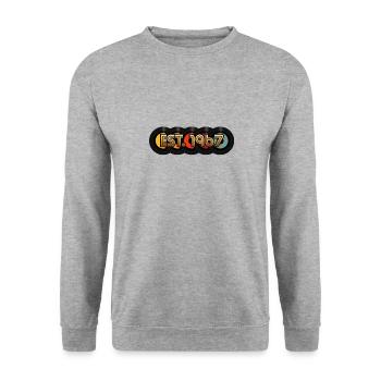 Millésime 1967 - Sweat-shirt Unisexe - gris chiné - Devant - Alina (178cm) & Michal (187cm)