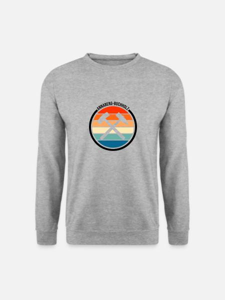 Annaberg Buchholz Symbol Design - Unisex Pullover - Weißgrau meliert
