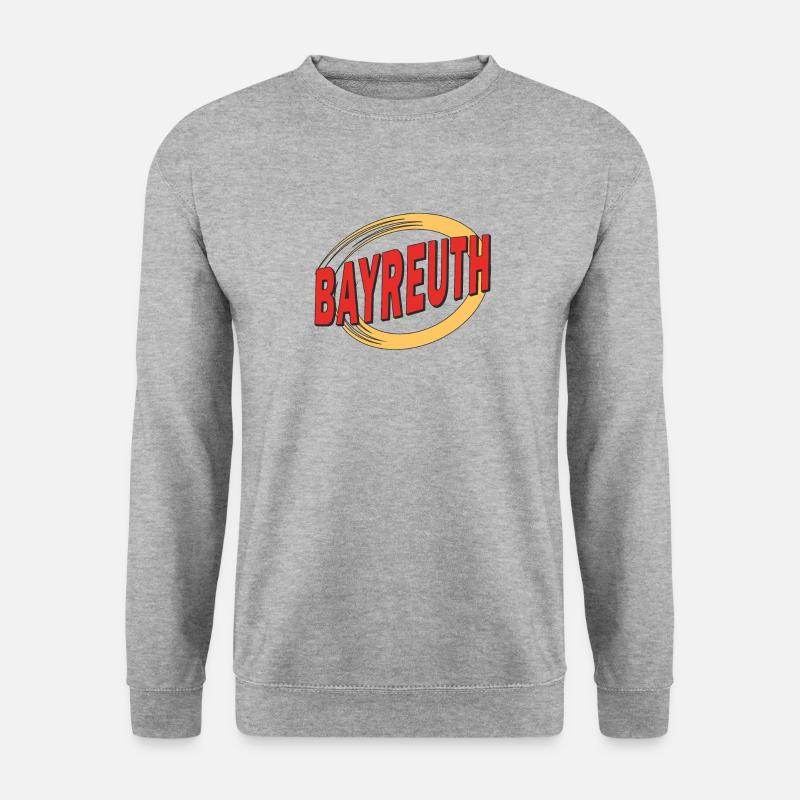BAYREUTH - Unisex Pullover - Weißgrau meliert