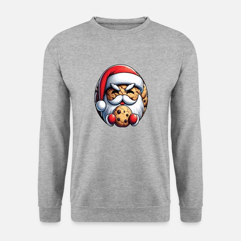 Santa Claus as a cookie - Unisex Sweatshirt - salt & pepper