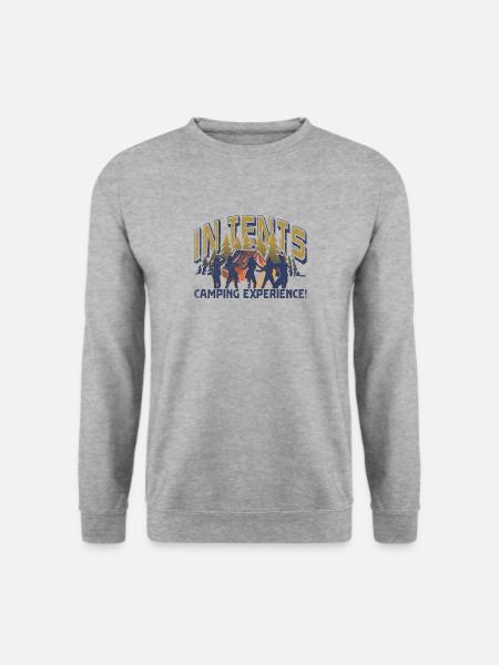 In tents camping experience! - Unisex Sweatshirt - salt & pepper