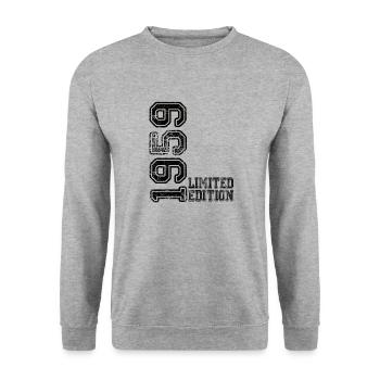 Limited Edition 1959 - Unisex Pullover - Weißgrau meliert - Vorne - Alina (178cm) & Michal (187cm)