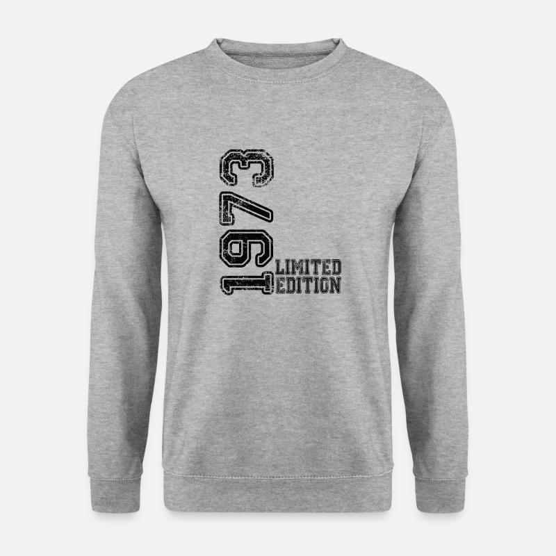 Limited Edition 1973 - Unisex Pullover - Weißgrau meliert