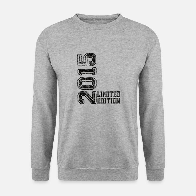 Limited Edition 2015 - Unisex Pullover - Weißgrau meliert