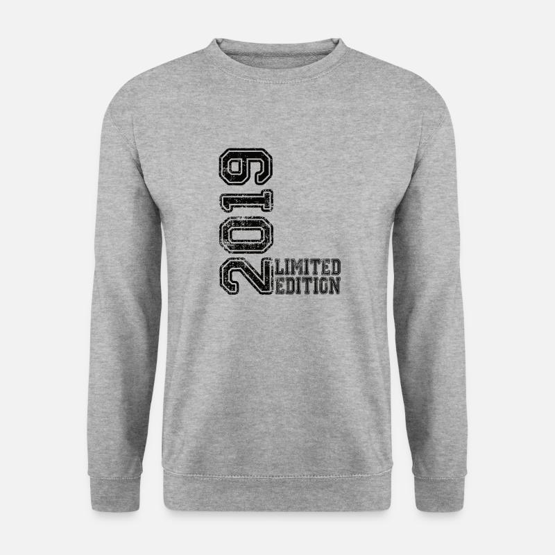 Limited Edition 2019 - Unisex Pullover - Weißgrau meliert