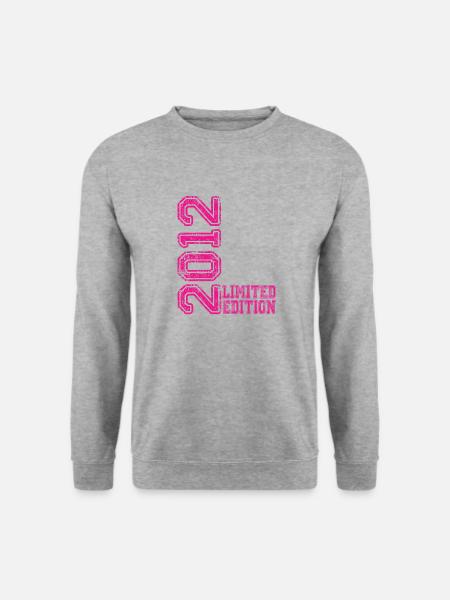 Limited Edition 2012 - Unisex Pullover - Weißgrau meliert