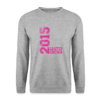 Édition limitée 2015 - Sweat-shirt Unisexe - gris chiné - Devant - Alina (178cm) & Michal (187cm)