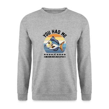 Riff Triggerfish Drum Hummuhumunukunukuapua'a - Unisex Sweatshirt - salt & pepper - Front - Alina (178cm) & Michal (187cm)