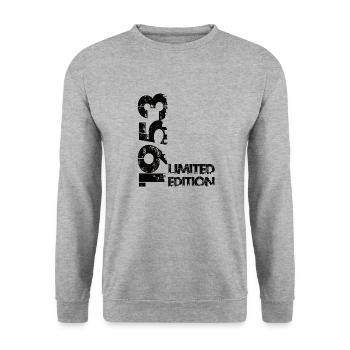 Édition limitée 1953 - Sweat-shirt Unisexe - gris chiné - Devant - Alina (178cm) & Michal (187cm)