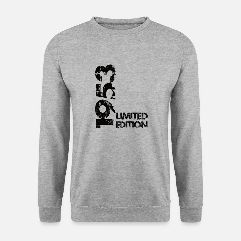 Limited Edition 1953 - Unisex Pullover - Weißgrau meliert