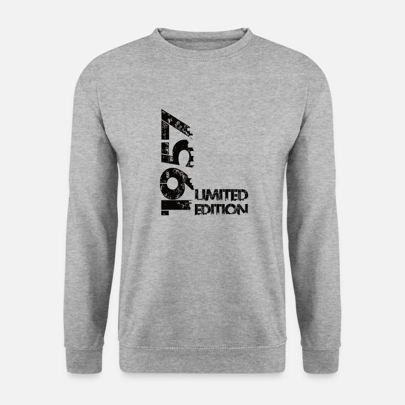 Limited Edition 1957 - Unisex Pullover - Weißgrau meliert
