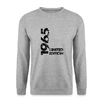 Édition limitée 1965 - Sweat-shirt Unisexe - gris chiné - Devant - Alina (178cm) & Michal (187cm)
