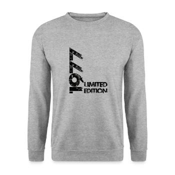Limited Edition 1977 - Unisex Sweatshirt - salt & pepper - Front - Alina (178cm) & Michal (187cm)