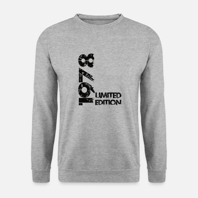 Limited Edition 1978 - Unisex Pullover - Weißgrau meliert