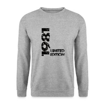 Édition limitée 1981 - Sweat-shirt Unisexe - gris chiné - Devant - Alina (178cm) & Michal (187cm)