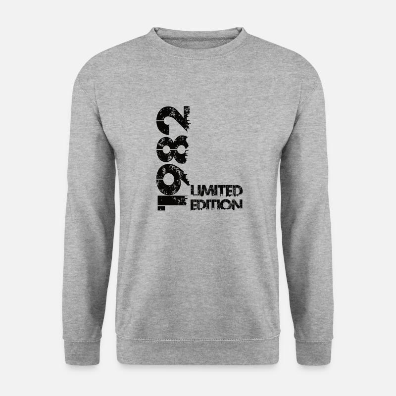 Limited Edition 1982 - Unisex Pullover - Weißgrau meliert