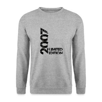 Limited Edition 2007 - Unisex Pullover - Weißgrau meliert - Vorne - Alina (178cm) & Michal (187cm)