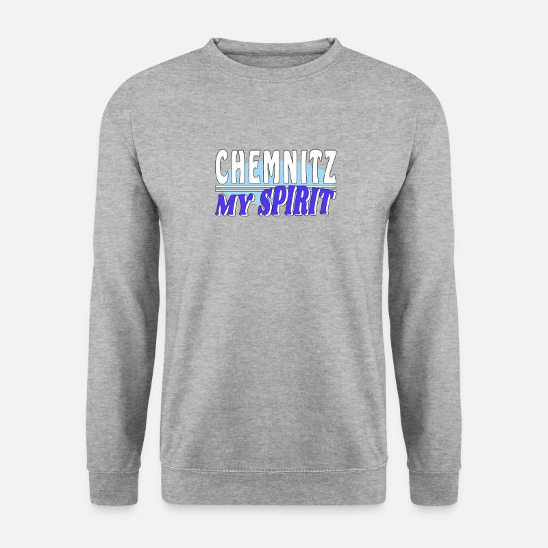 CHEMNITZ MY SPIRIT - Unisex Pullover - Weißgrau meliert