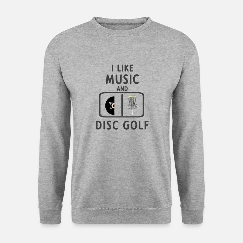 Disc golf - Unisex Sweatshirt - salt & pepper