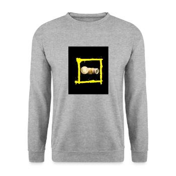 Erfolg und das Know-how im Kryptowährungsmarkt - Unisex Pullover - Weißgrau meliert - Vorne - Alina (178cm) & Michal (187cm)