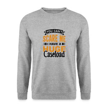 Directeur de la bureaucratie des services sociaux - Sweat-shirt Unisexe - gris chiné - Devant - Alina (178cm) & Michal (187cm)