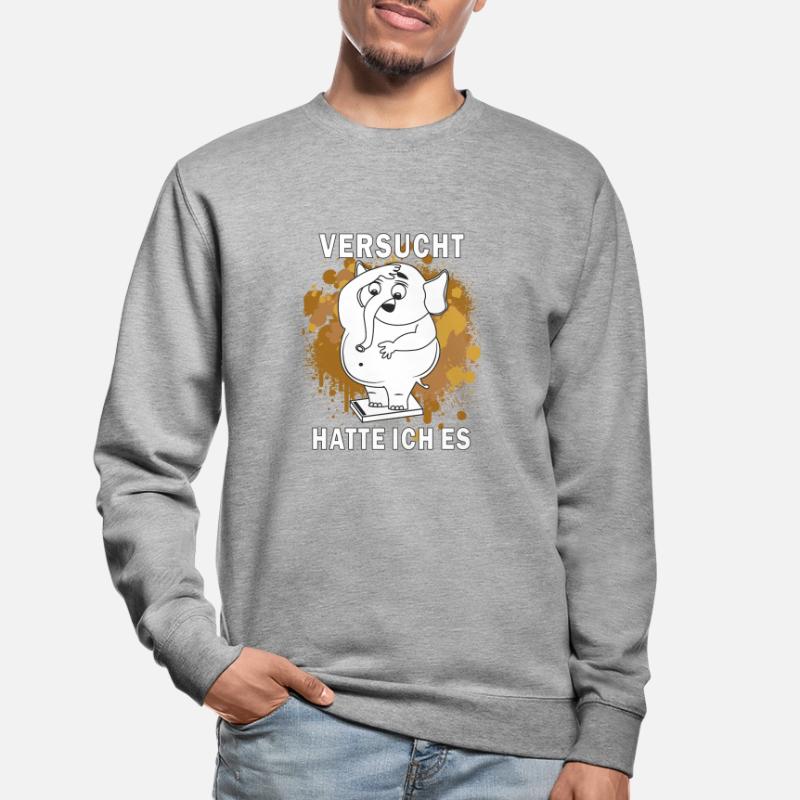 J’AVAIS ESSAYÉ DE PERDRE DU POIDS Sweat-shirt Unisexe