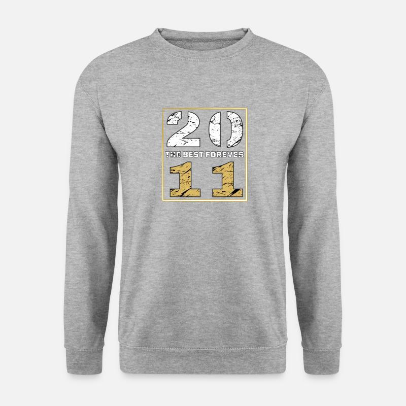THE BEST FOREVER 2011 - Unisex Pullover - Weißgrau meliert