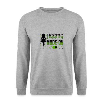 Irish Dance Irish Dancing - Unisex Sweatshirt - salt & pepper - Front - Alina (178cm) & Michal (187cm)