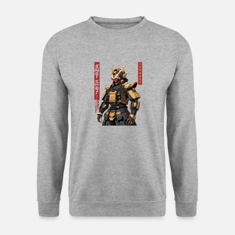 Samurai Robot - Unisex Sweatshirt - salt & pepper