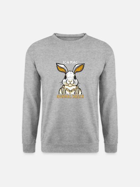 BUNNY I LIKE BUNNIES - Unisex Sweatshirt - salt & pepper