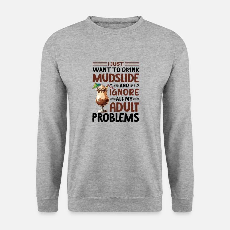 Mudslide Cocktail - Unisex Pullover - Weißgrau meliert